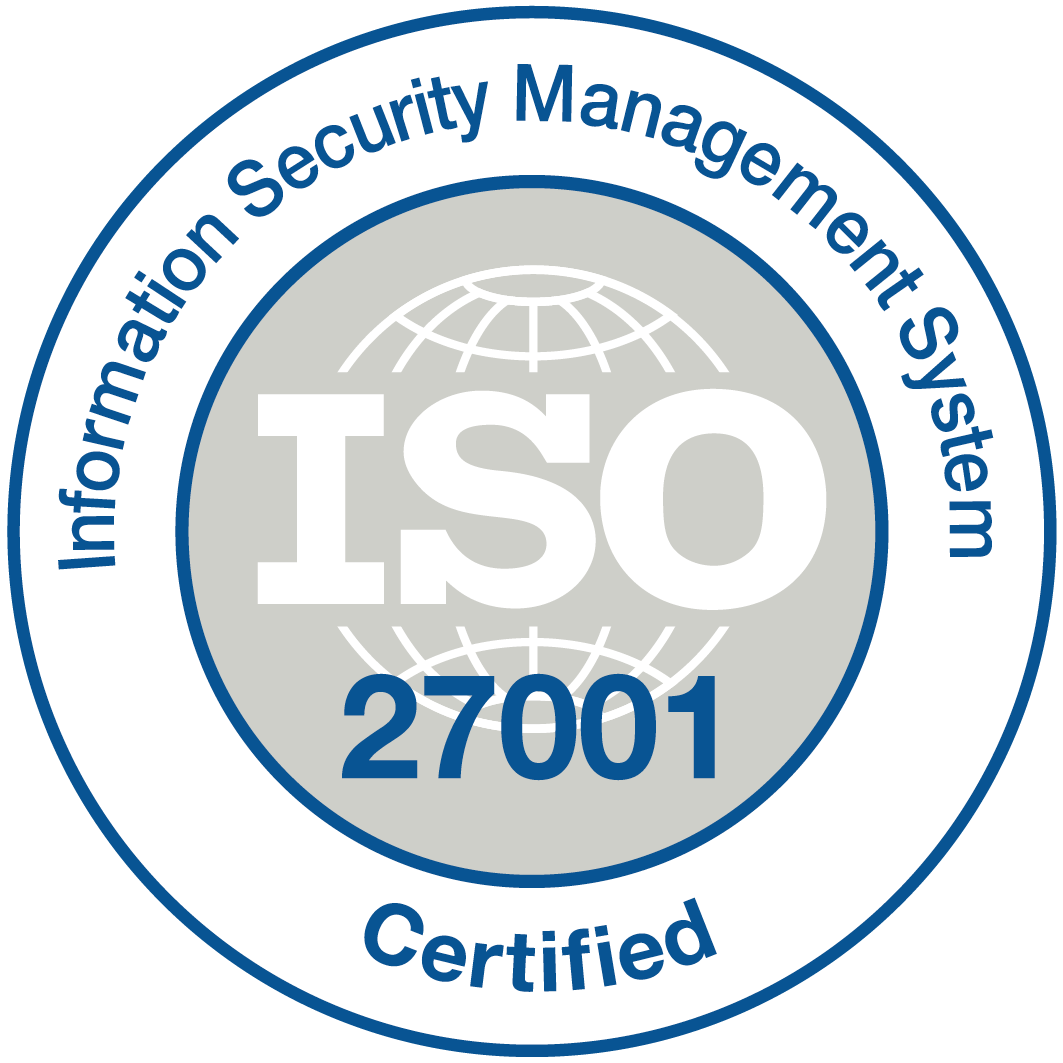 ECG is certified for ISO 27001 standard